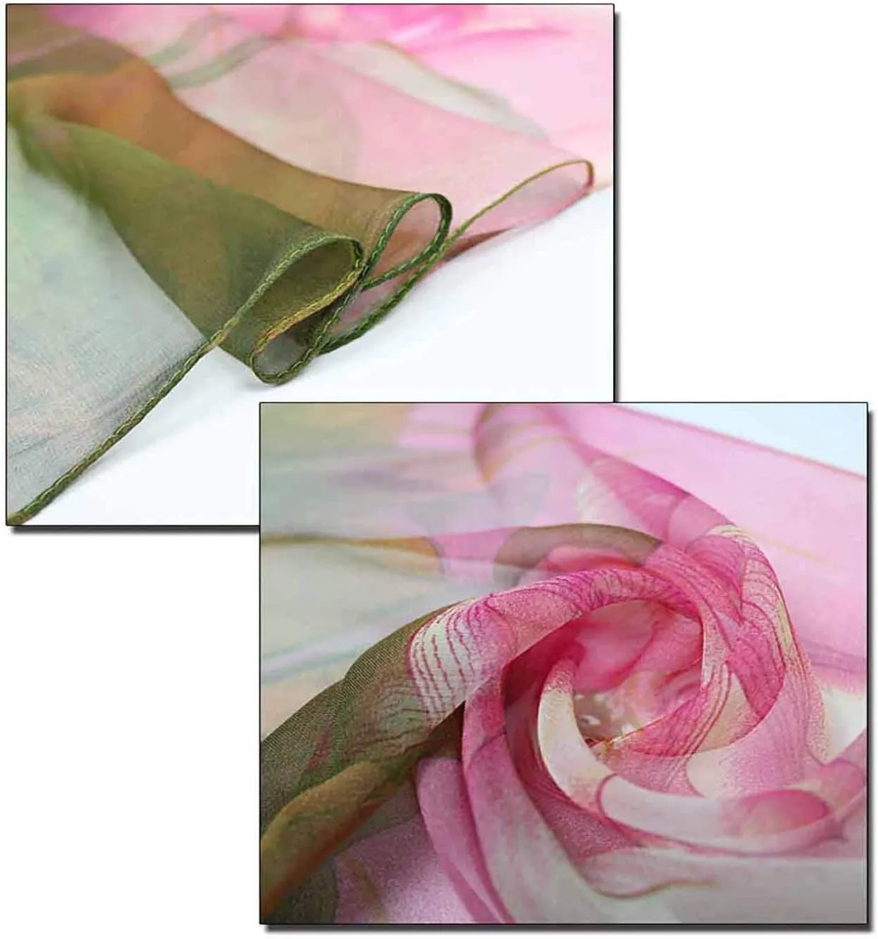 Acotavie Scarfs for Women Lightweight Fashion Scarves Print Floral Pattern Scarf Shawl Wraps