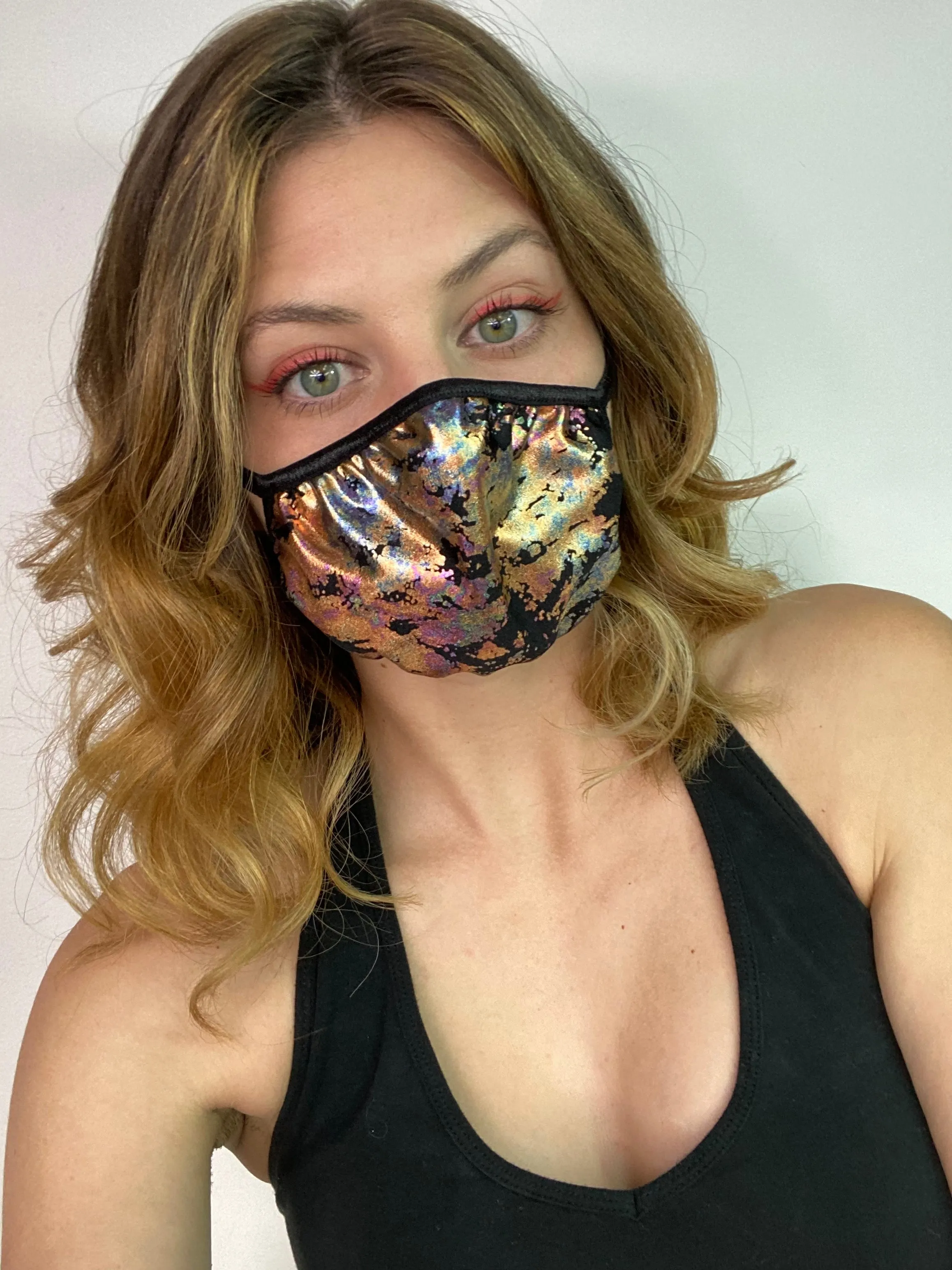 Burnt Oil Mouth Mask