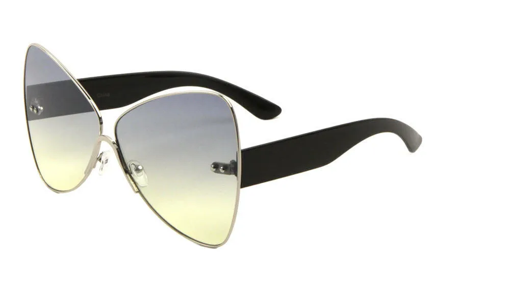 Butterfly XL Oversized Women's Cat Eye Luxury Sunglasses