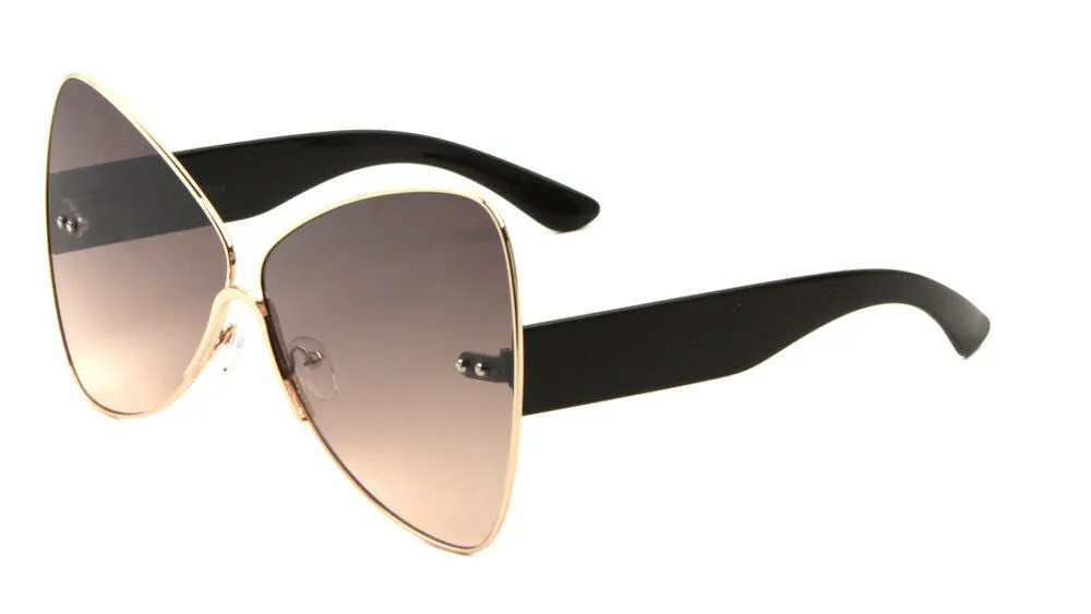 Butterfly XL Oversized Women's Cat Eye Luxury Sunglasses