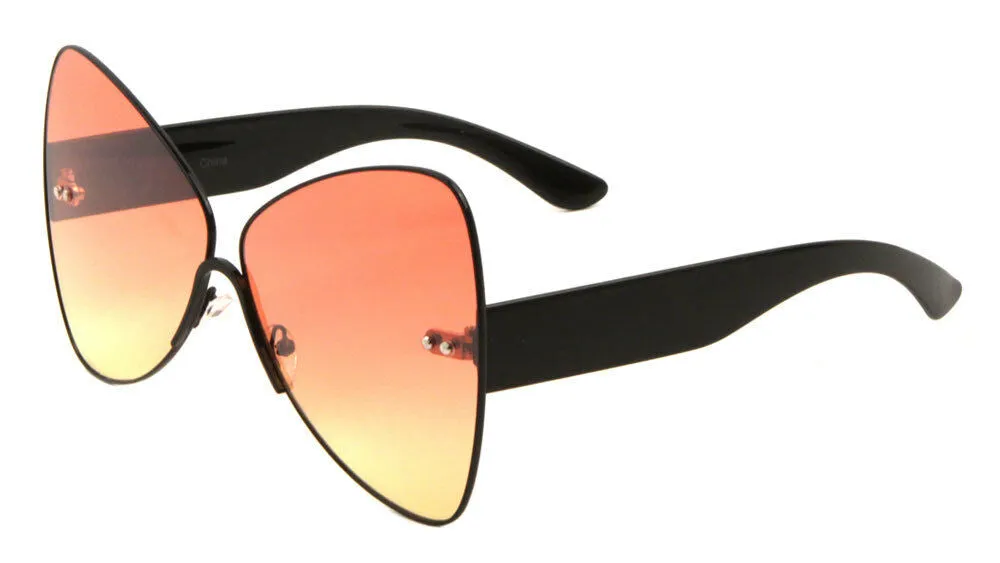 Butterfly XL Oversized Women's Cat Eye Luxury Sunglasses
