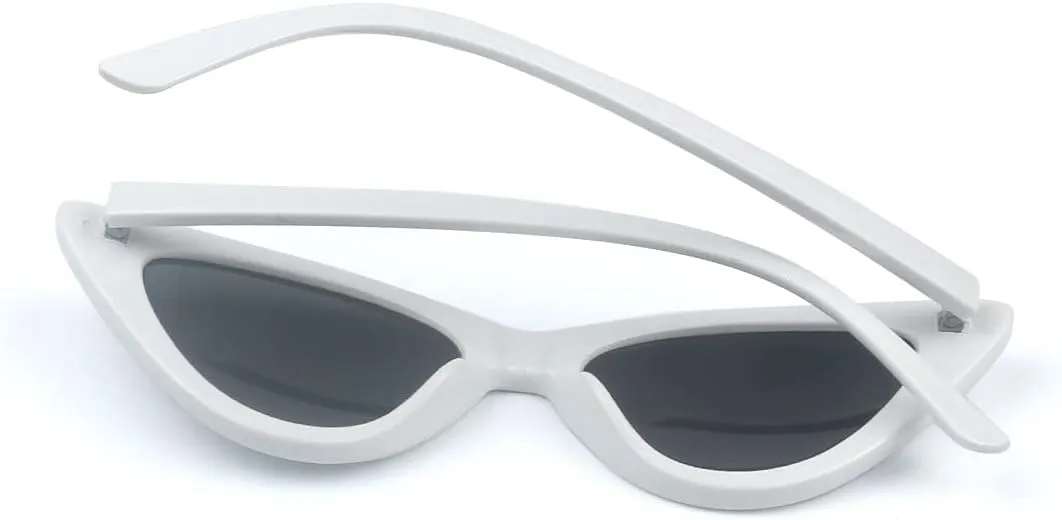 Cat Eye Sunglasses for Women Vintage Goggles Plastic Frame Sunglasses
