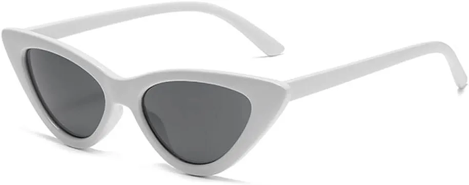 Cat Eye Sunglasses for Women Vintage Goggles Plastic Frame Sunglasses