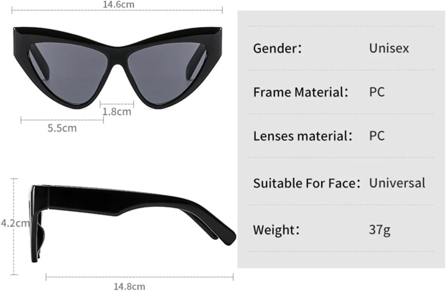 Cat Eye Sunglasses Women Vintage Shades Female Sunglasses Uv400 Eyewear