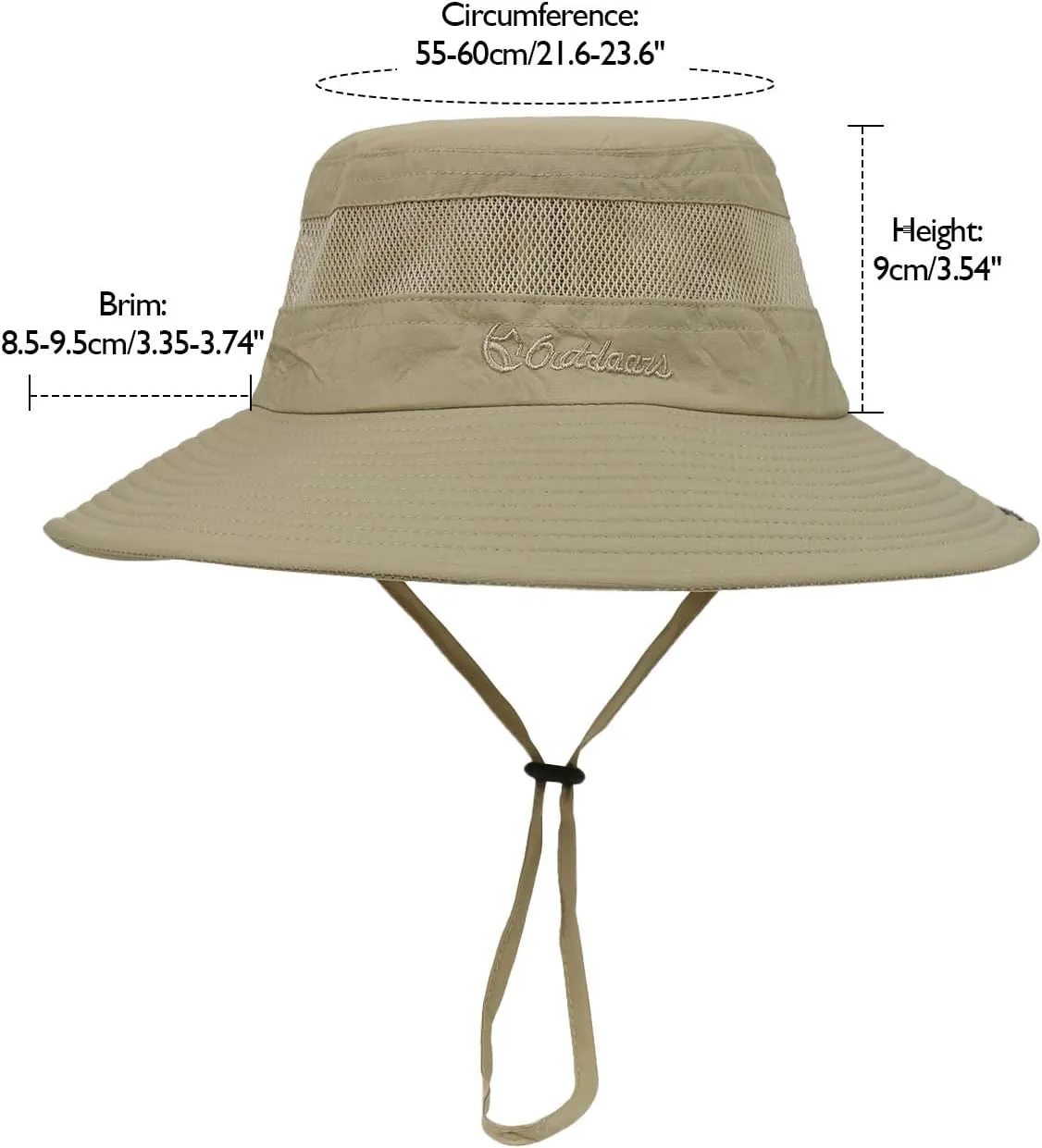 Century Star Sun Hats for Men Wide Brim UPF 50  UV Protection Fishing Safari Beach Hiking Bucket Garden Outdoor Boonie Hat