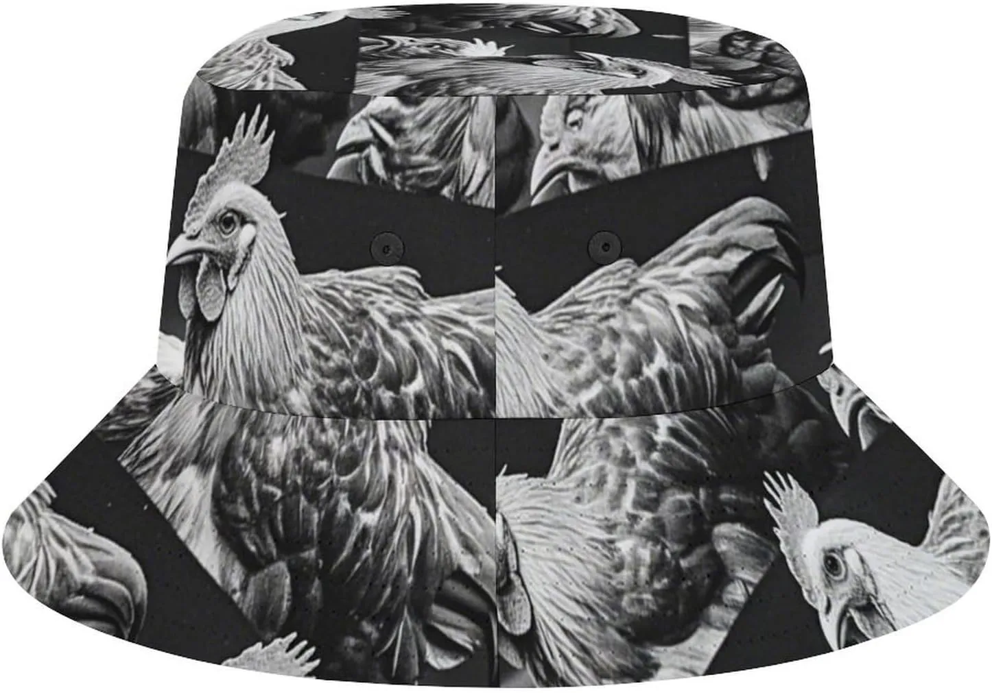 Fisherman Bucket Caps Wide Brim Sun Hat Boonie Cap Trucker Hat for Hiking Beach