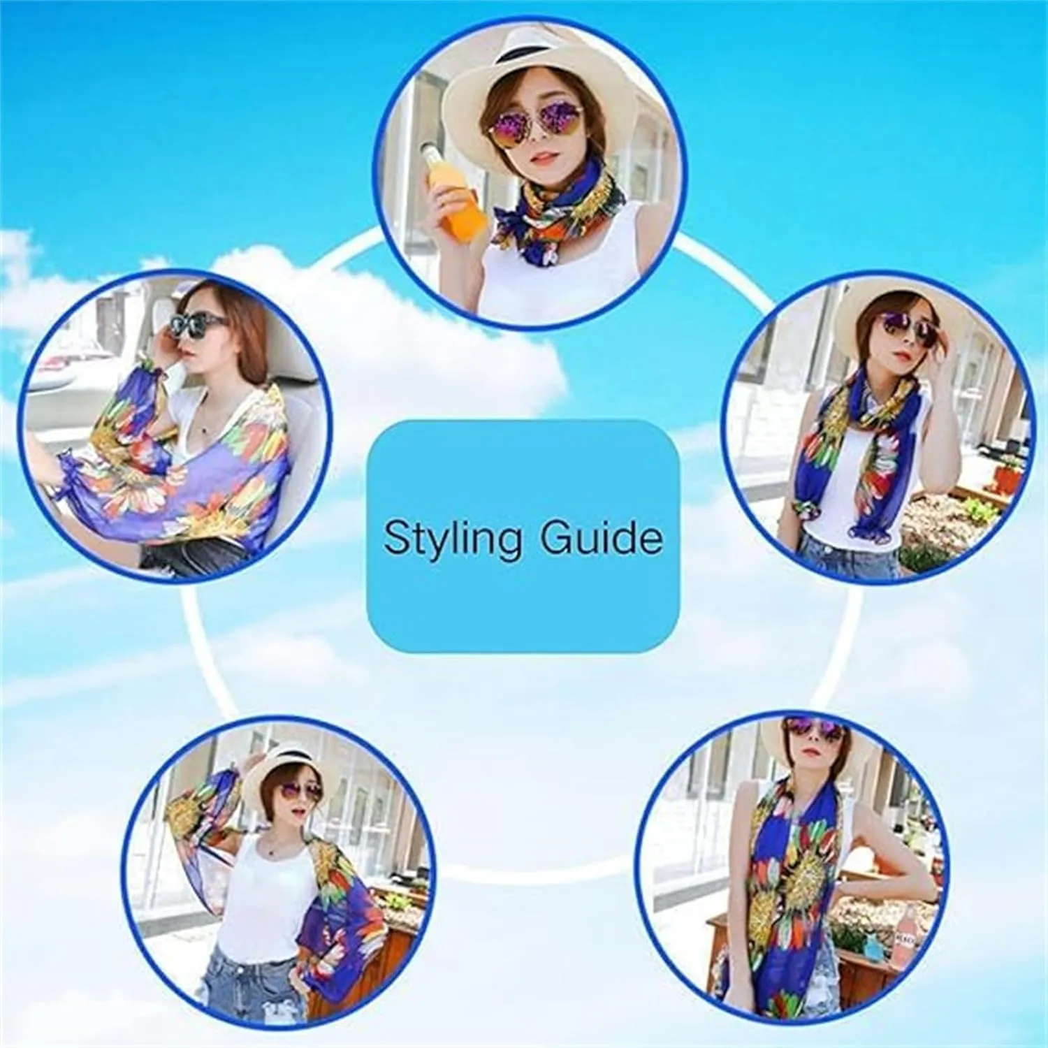 Gloryboom Women'S UV Protection Shawl Women's Ice Silk Cooling Sunproof Shawl Lightweight Breathable Sleeve Cover