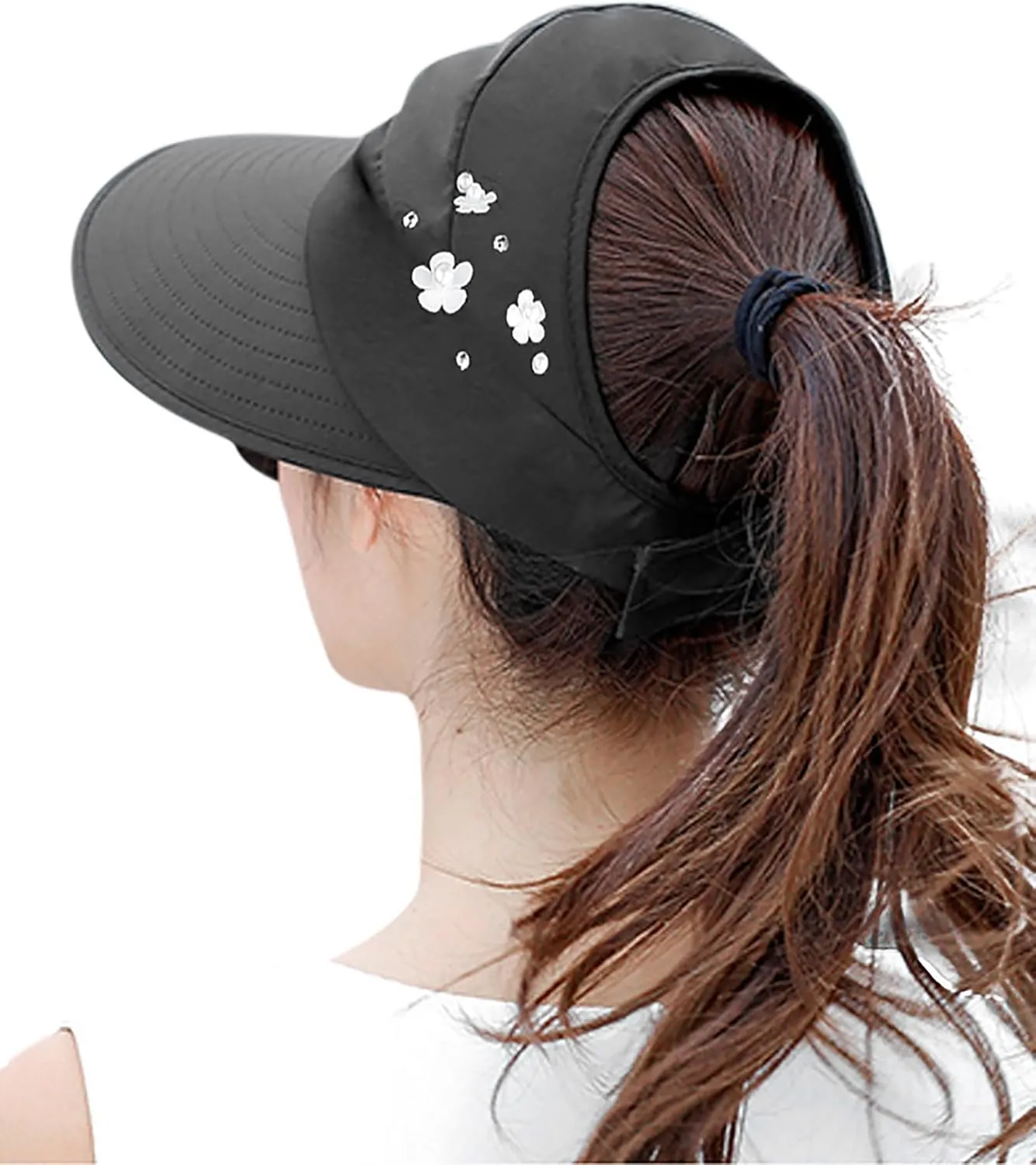 HINDAWI Sun Hats for Women Wide Brim Sun Hat UV Protection Caps Floppy Beach Packable Visor