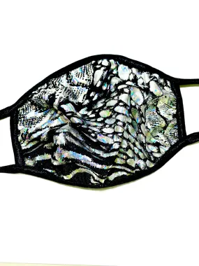 Holo Snake Skin Mouth Mask