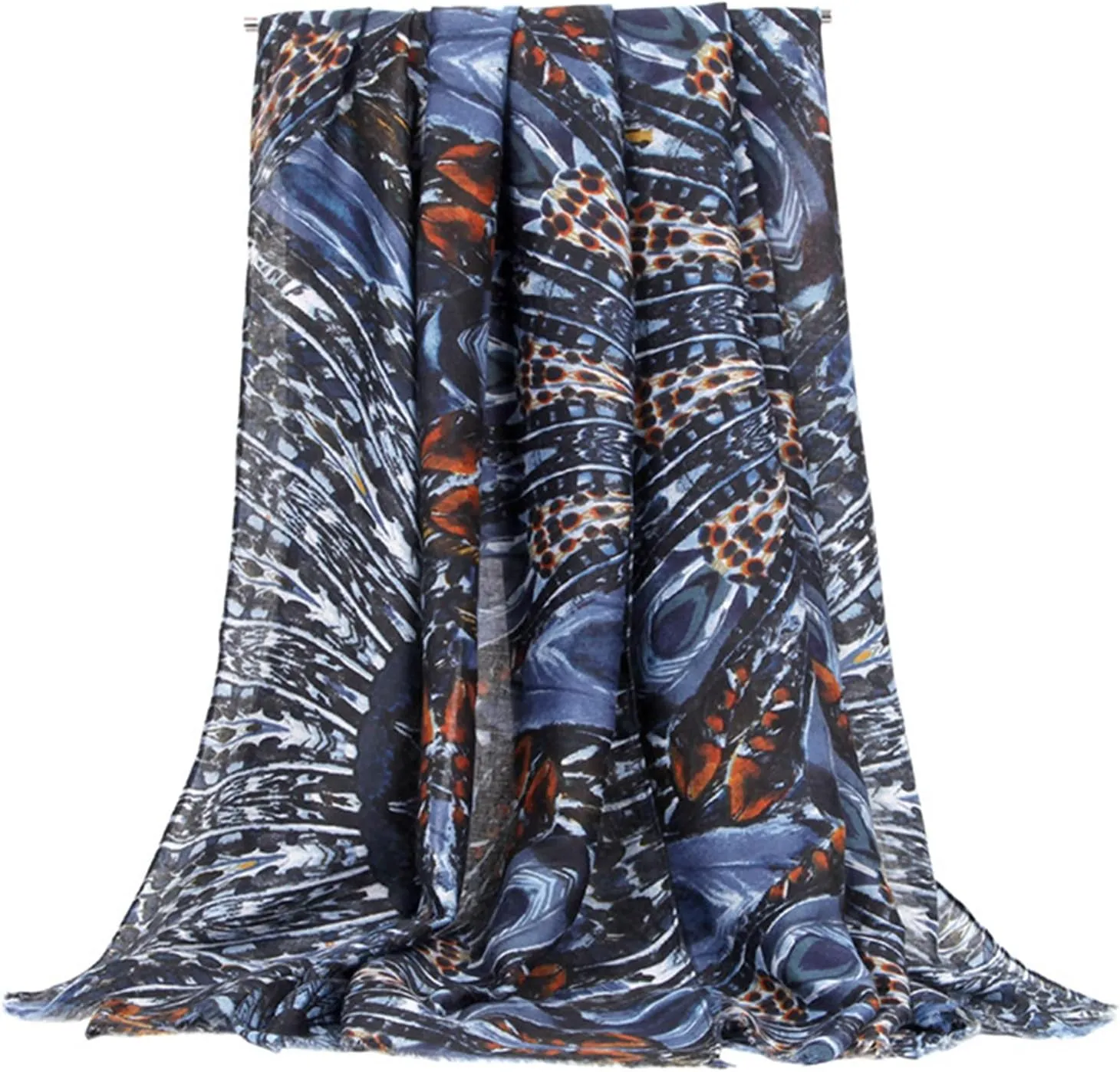 Insun Women's Flower Print Faux Cashmere Ultra Soft Scarves Long Cotton Blend Scarves Neck Winter Wraps 35.4"x70.9"