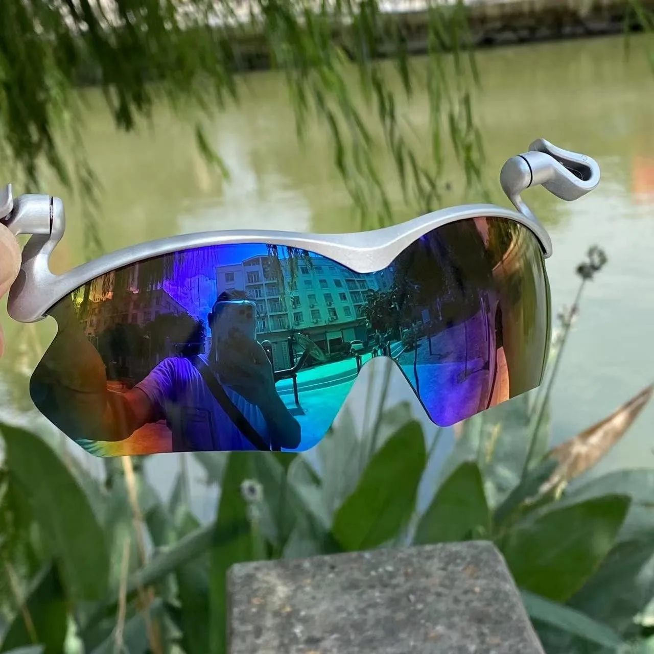 LELEBEAR Cap Clip Sunglasses, Cycling Clip On Hat Polarized Sunglasses, Baseball Cap Clip On Sunglasses For Women And Men