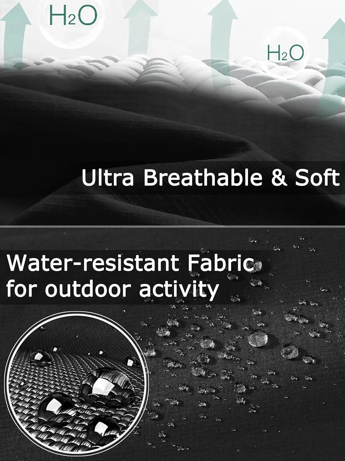 Men's Hiking Pants Quick Dry Cargo Work Lightweight Tactical Pants Stretch Waterproof Outdoor Fishing Travel Safari Pants