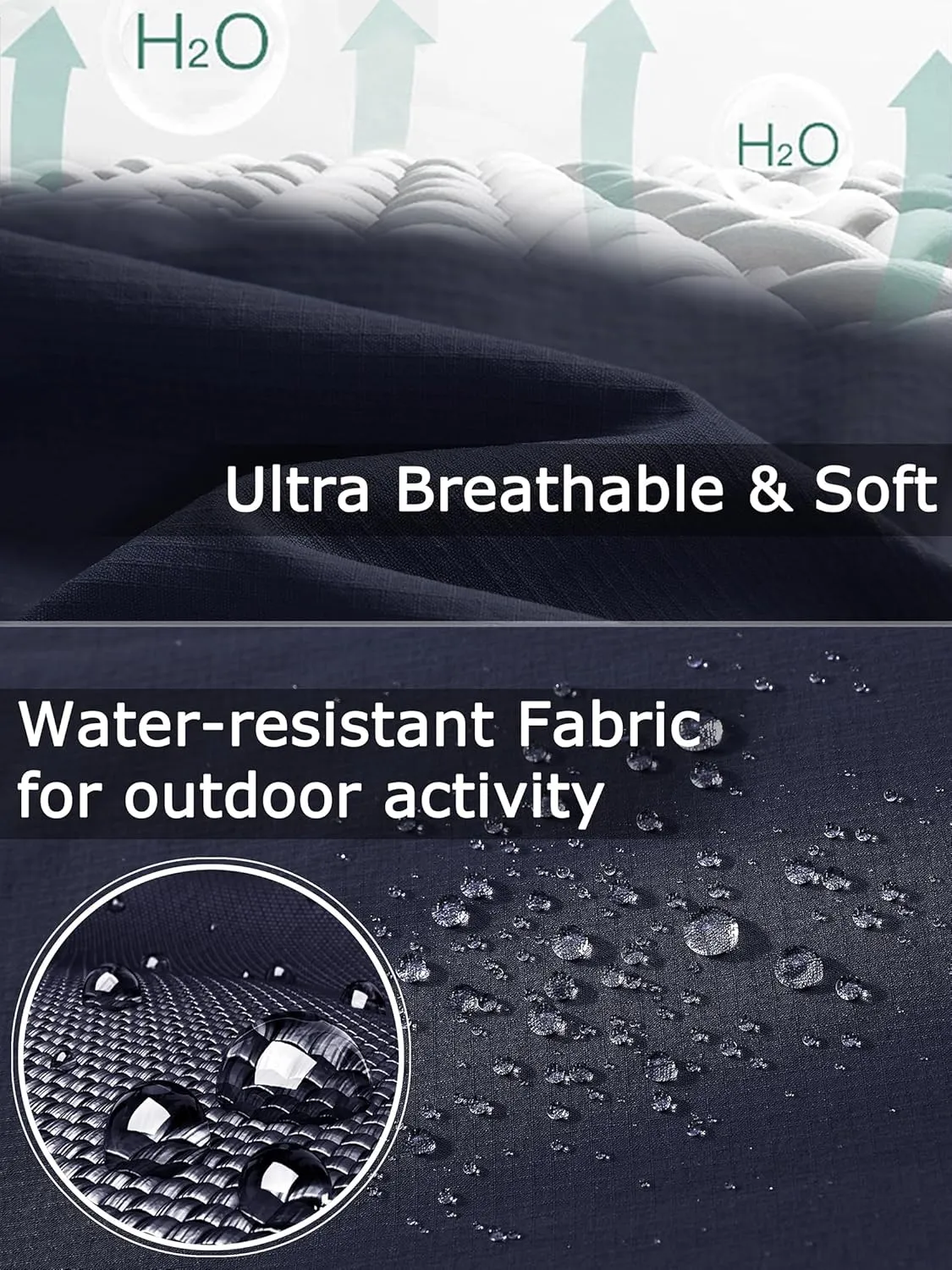 Men's Hiking Pants Quick Dry Cargo Work Lightweight Tactical Pants Stretch Waterproof Outdoor Fishing Travel Safari Pants