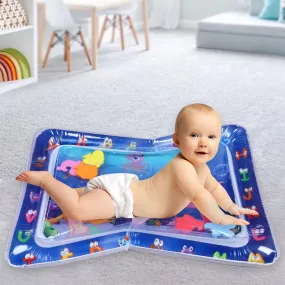 Mermaids Inflatable Tummy Time Mat Water Play Mat - Blue