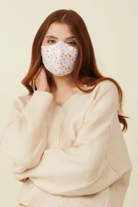NoVirGuard™ Mask - Floral Cream