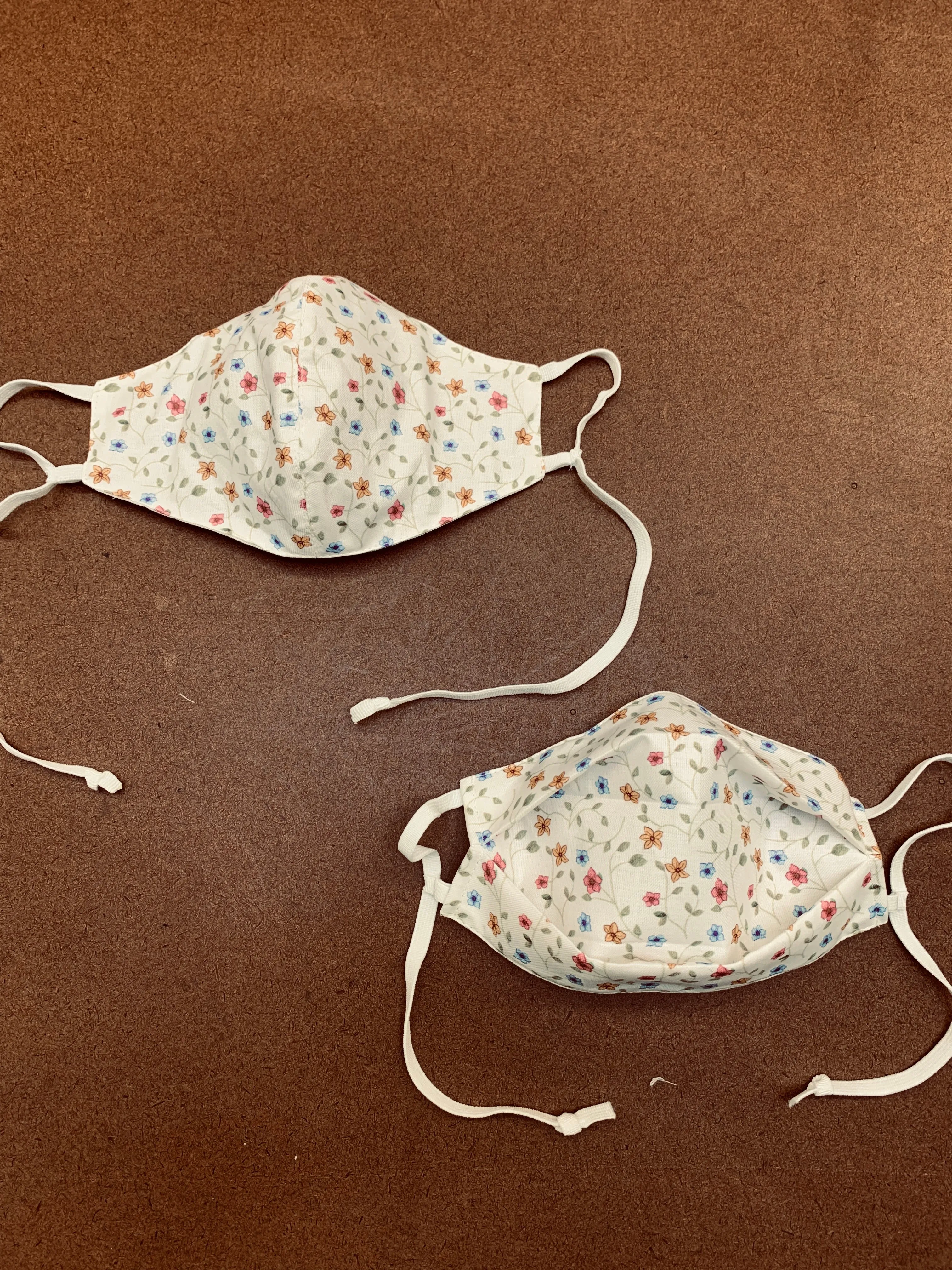 NoVirGuard™ Mask - Floral Cream