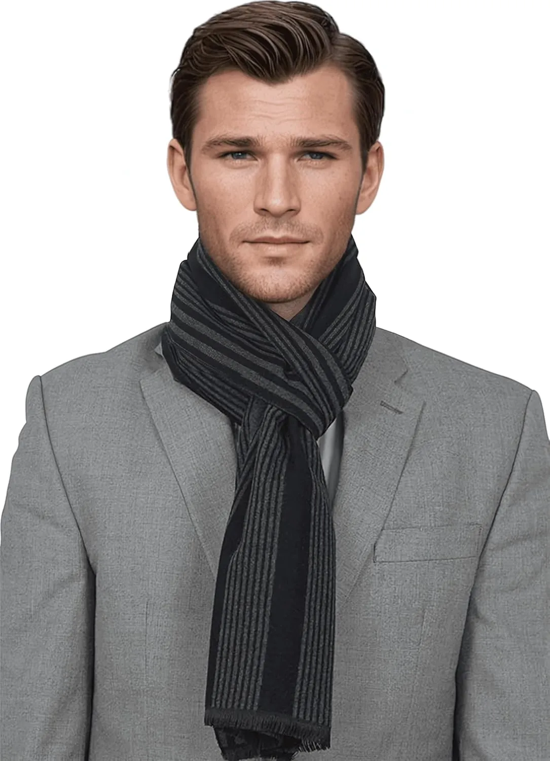 Ocomfly Mens Scarf  Gift Boxed Premium Scarf for Men. Ultra Warm, Soft, Durable & Stylish, Mens Scarf Winter