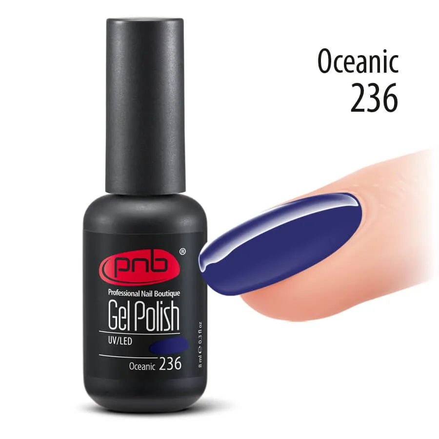 PNB Oceanic Blue gel nail polish 236