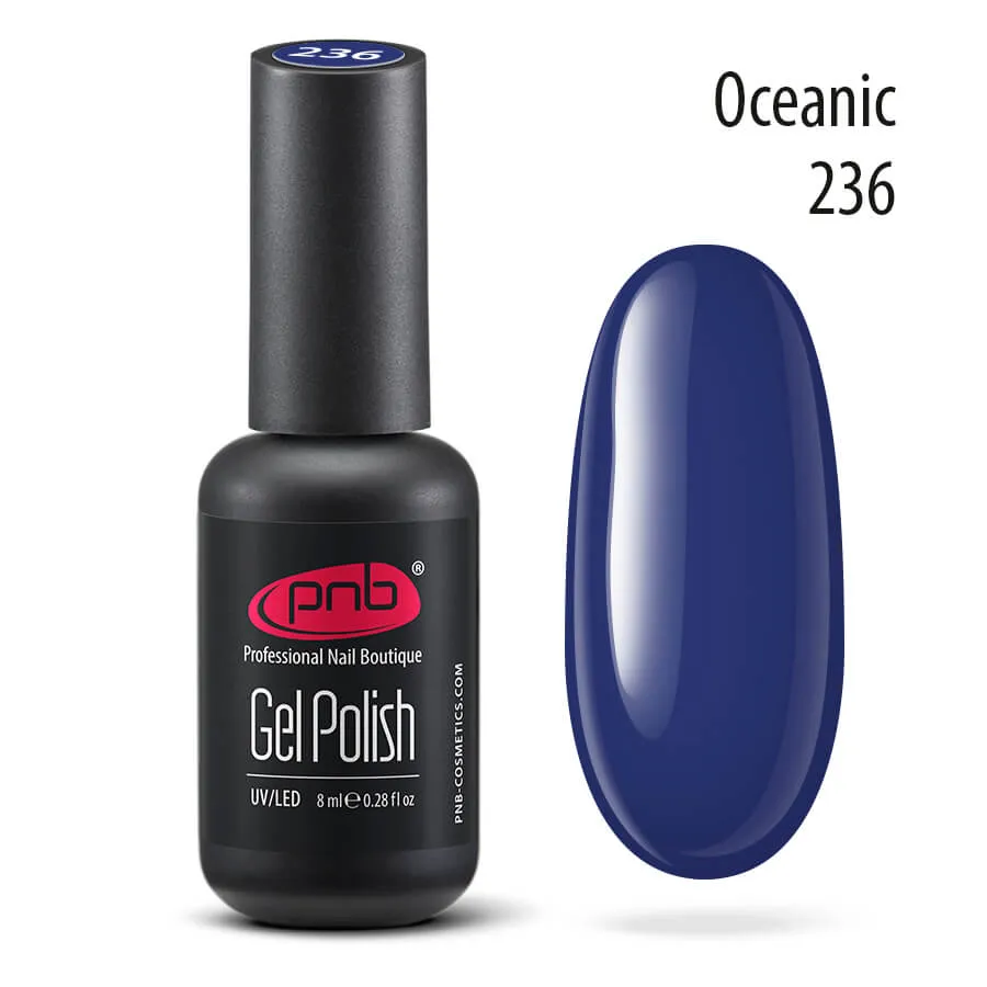 PNB Oceanic Blue gel nail polish 236
