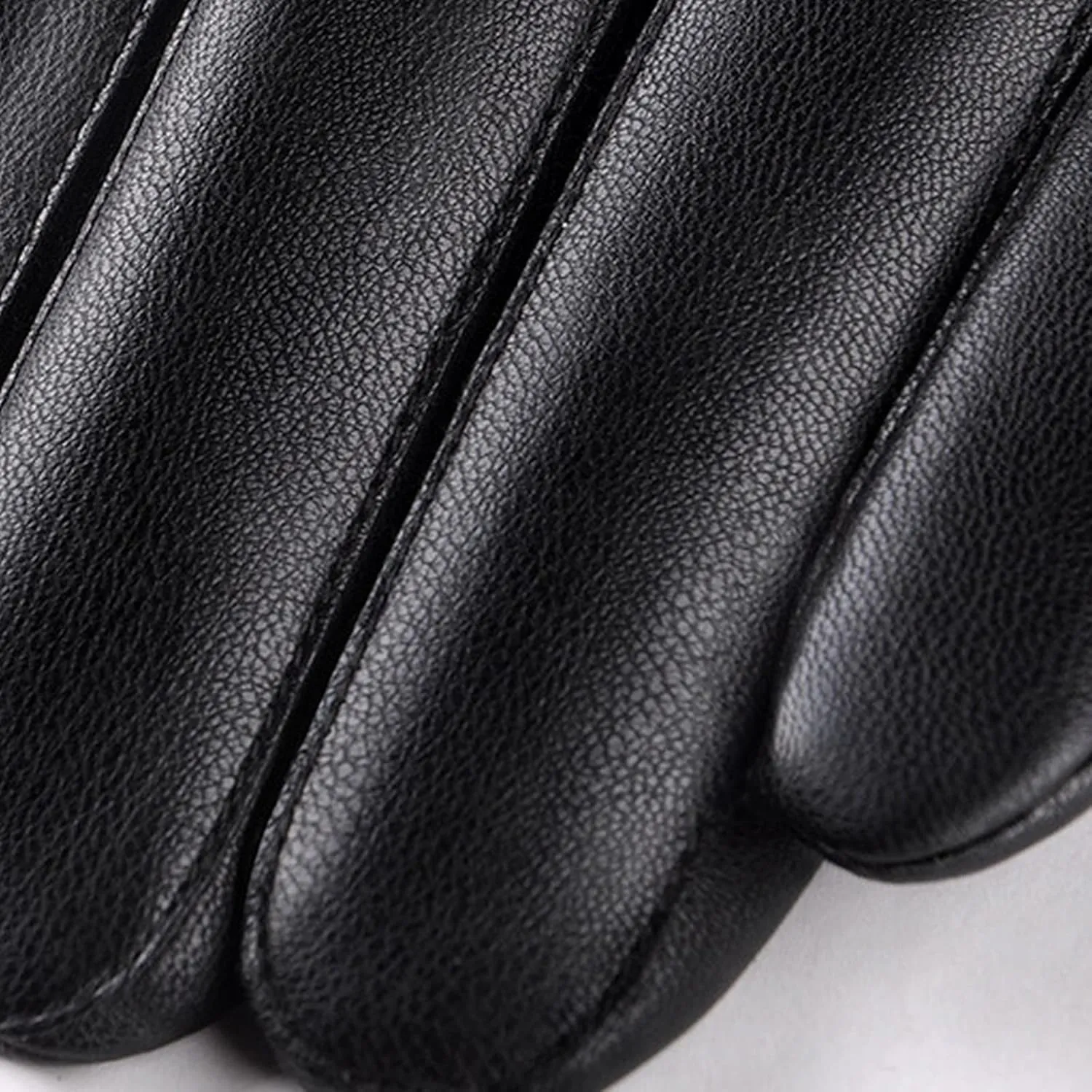 PU Leather Gloves for Women Winter Warm Gloves Touchscreen Warm Texting Gloves for Driving Riding Cycling