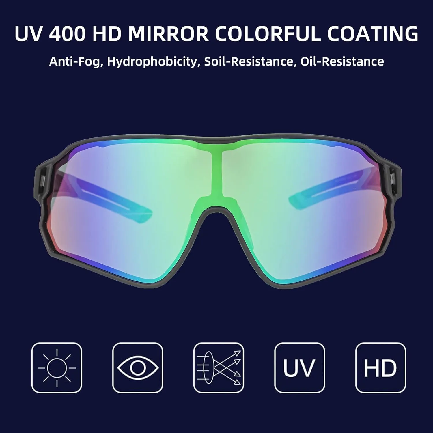 ROCKBROS Polarized Sunglasses UV Protection for Women Men Cycling Sunglasses