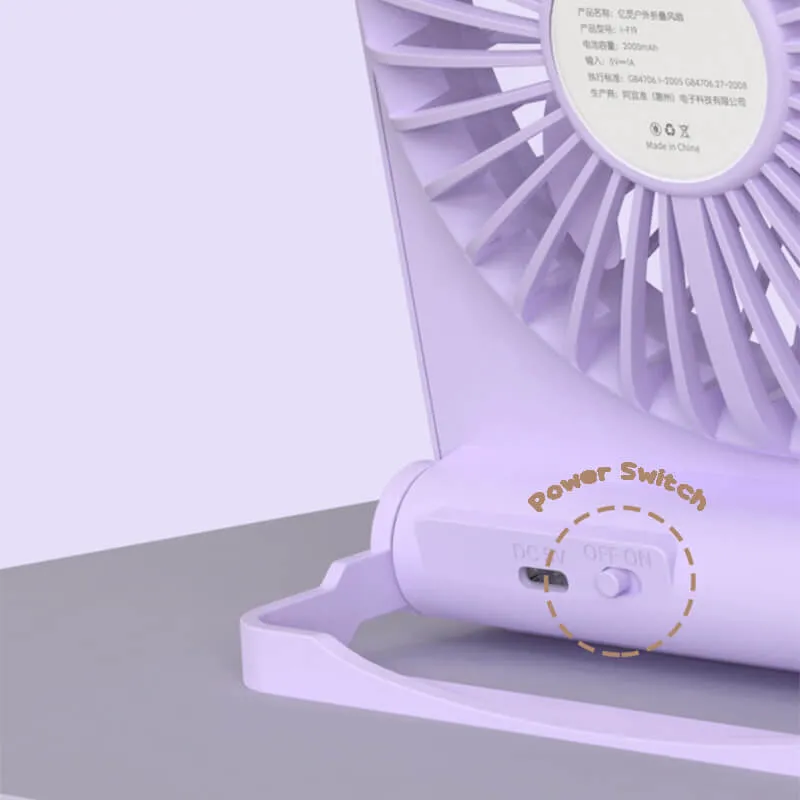 Sanrio Usb Portable Folding Desk Fan
