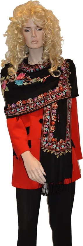 Scarf/Scarves/Shawl/Shawls/Embroidery Shawl from Cashmere Pashmina Group (16)