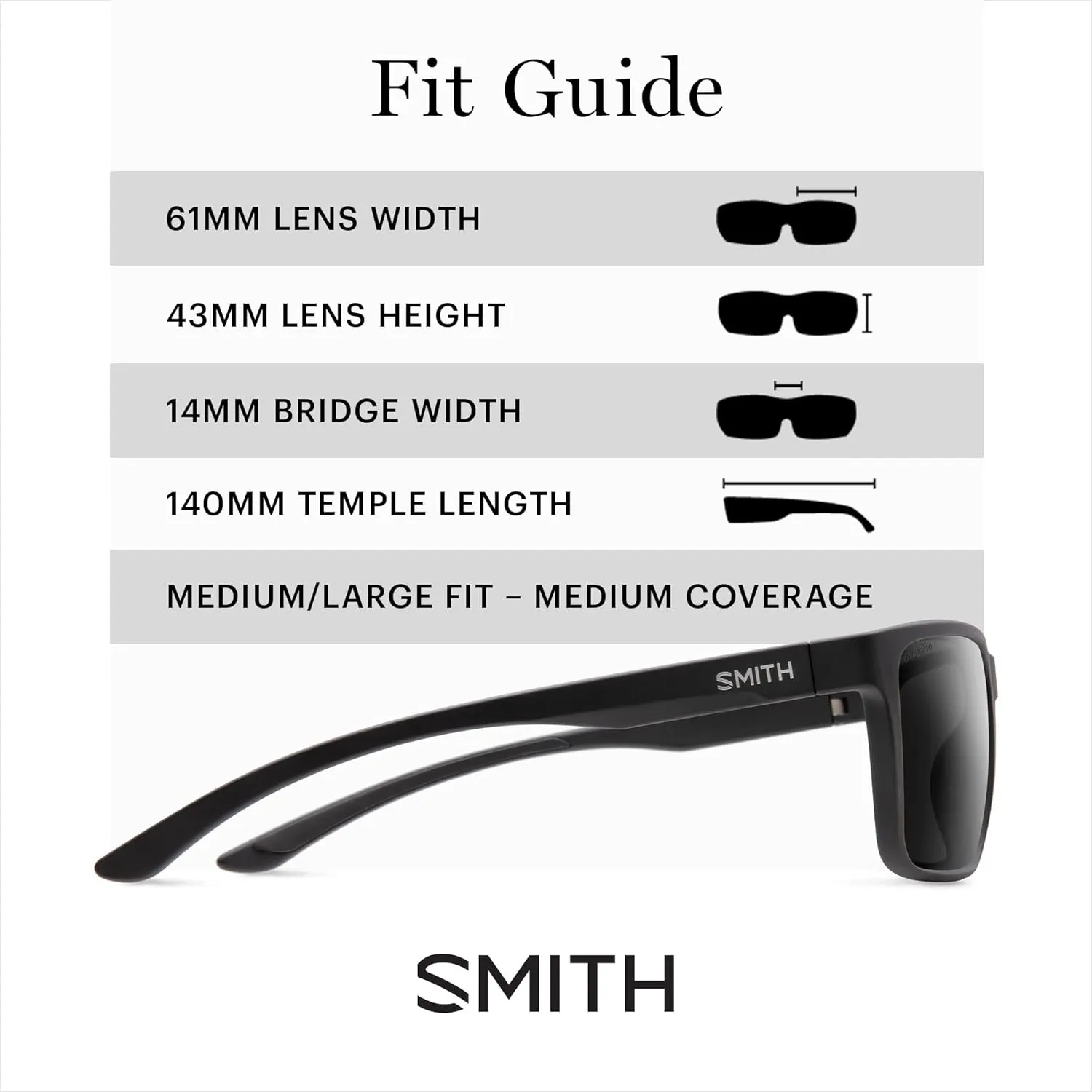 SMITH Riptide Sunglasses with Chromapop Lenses - Polarized Sunglasses - for Men & Women