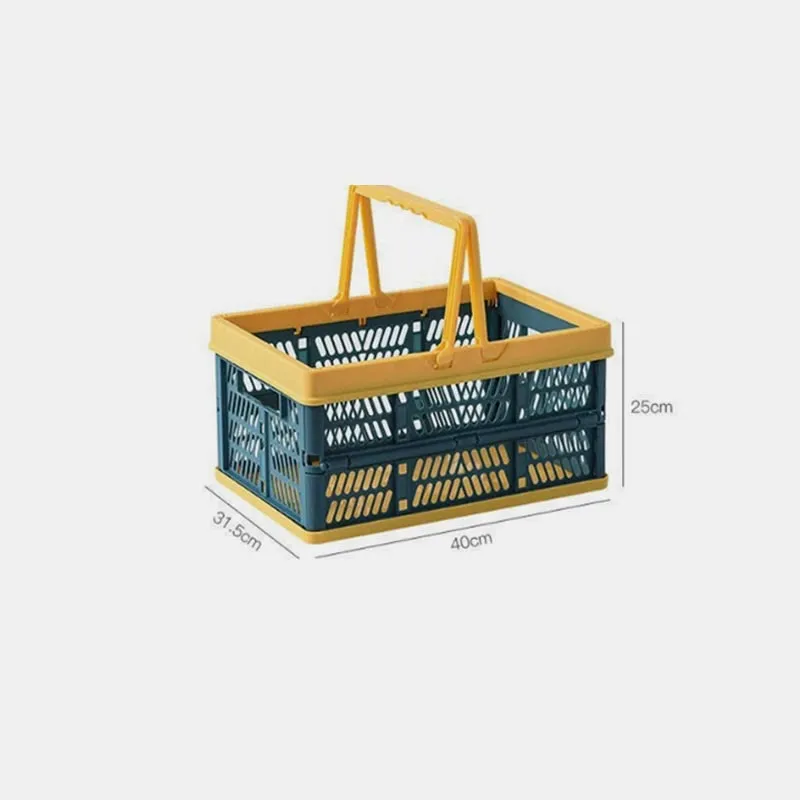 Storage Bag For Home Supermarket Shopping Hand Basket Storage Box