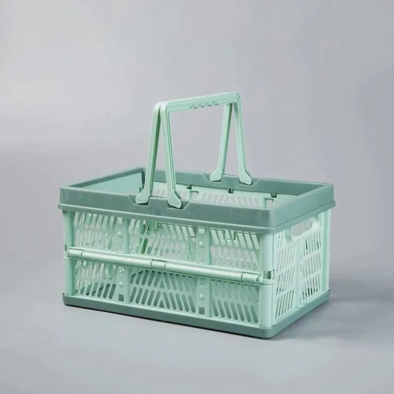 Storage Bag For Home Supermarket Shopping Hand Basket Storage Box
