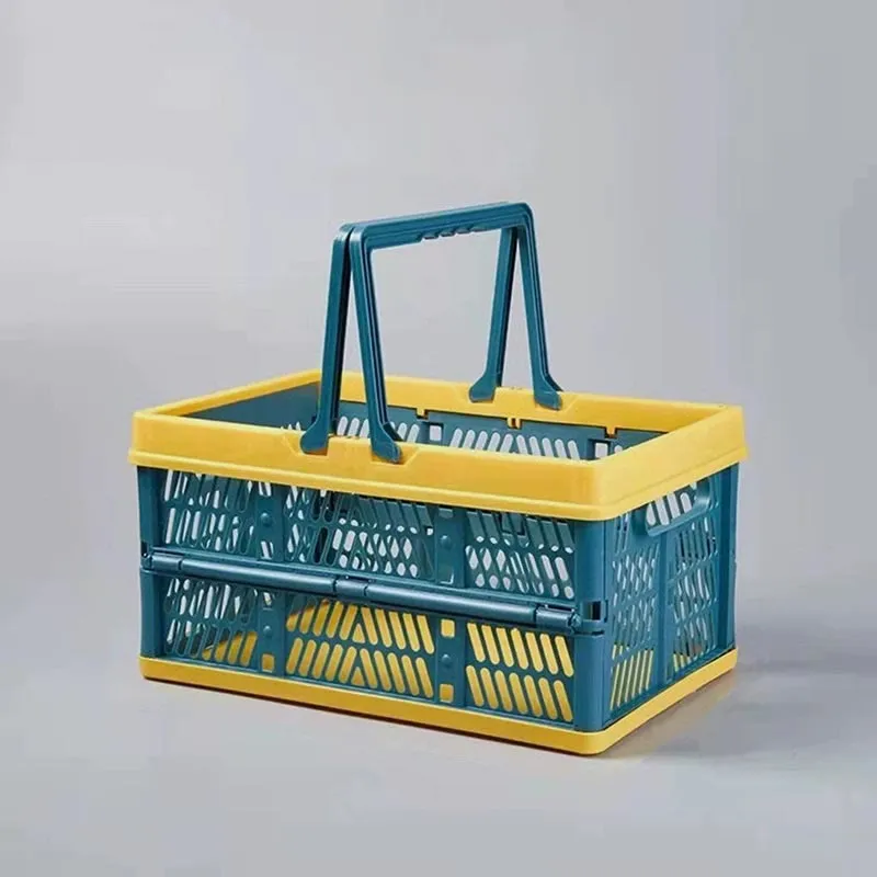 Storage Bag For Home Supermarket Shopping Hand Basket Storage Box