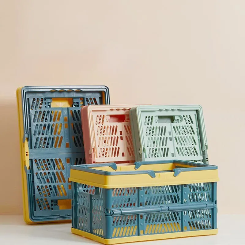 Storage Bag For Home Supermarket Shopping Hand Basket Storage Box