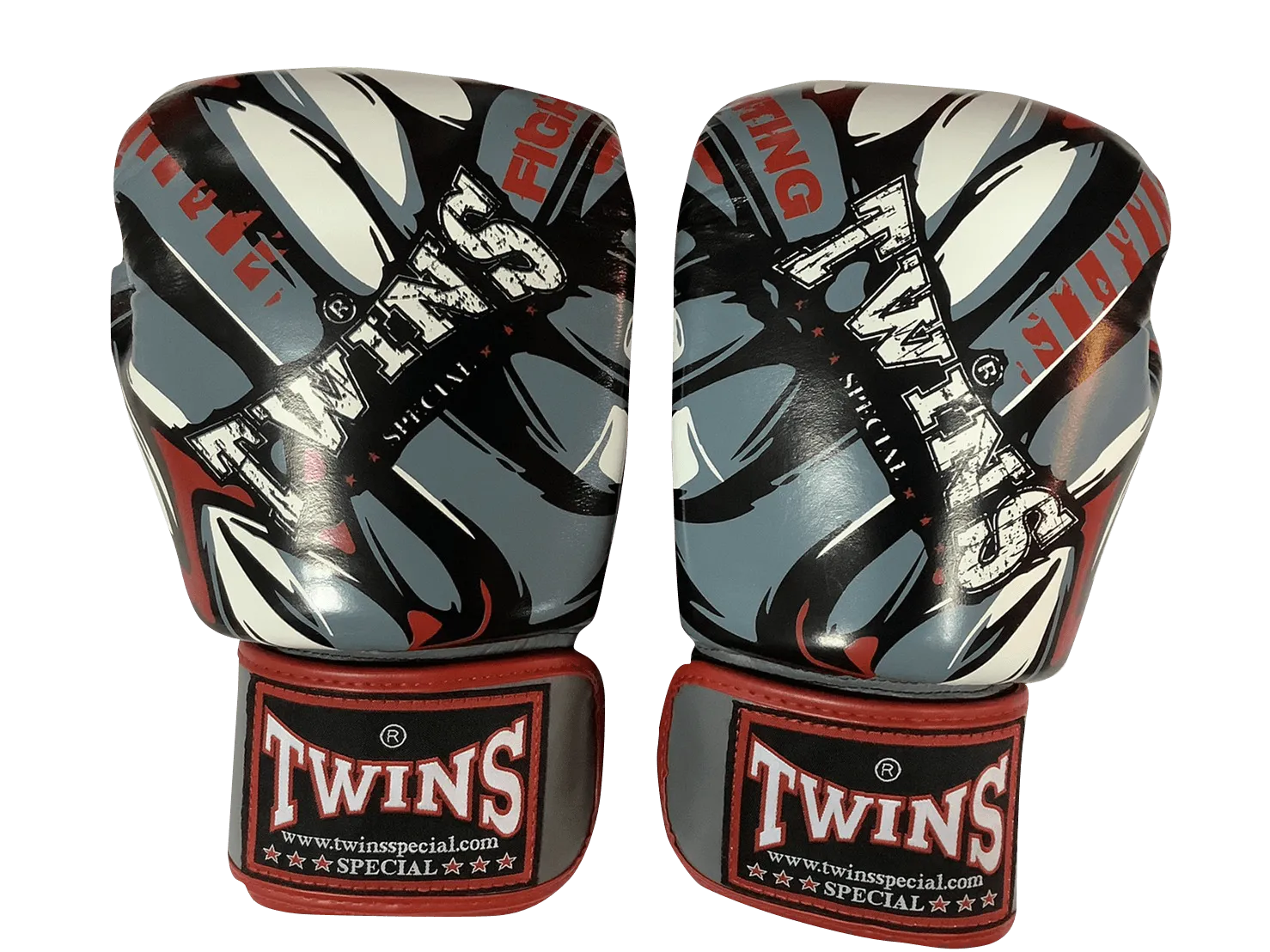 Twins Special Fancy Boxing Gloves FBGVL3-55/GY Demon