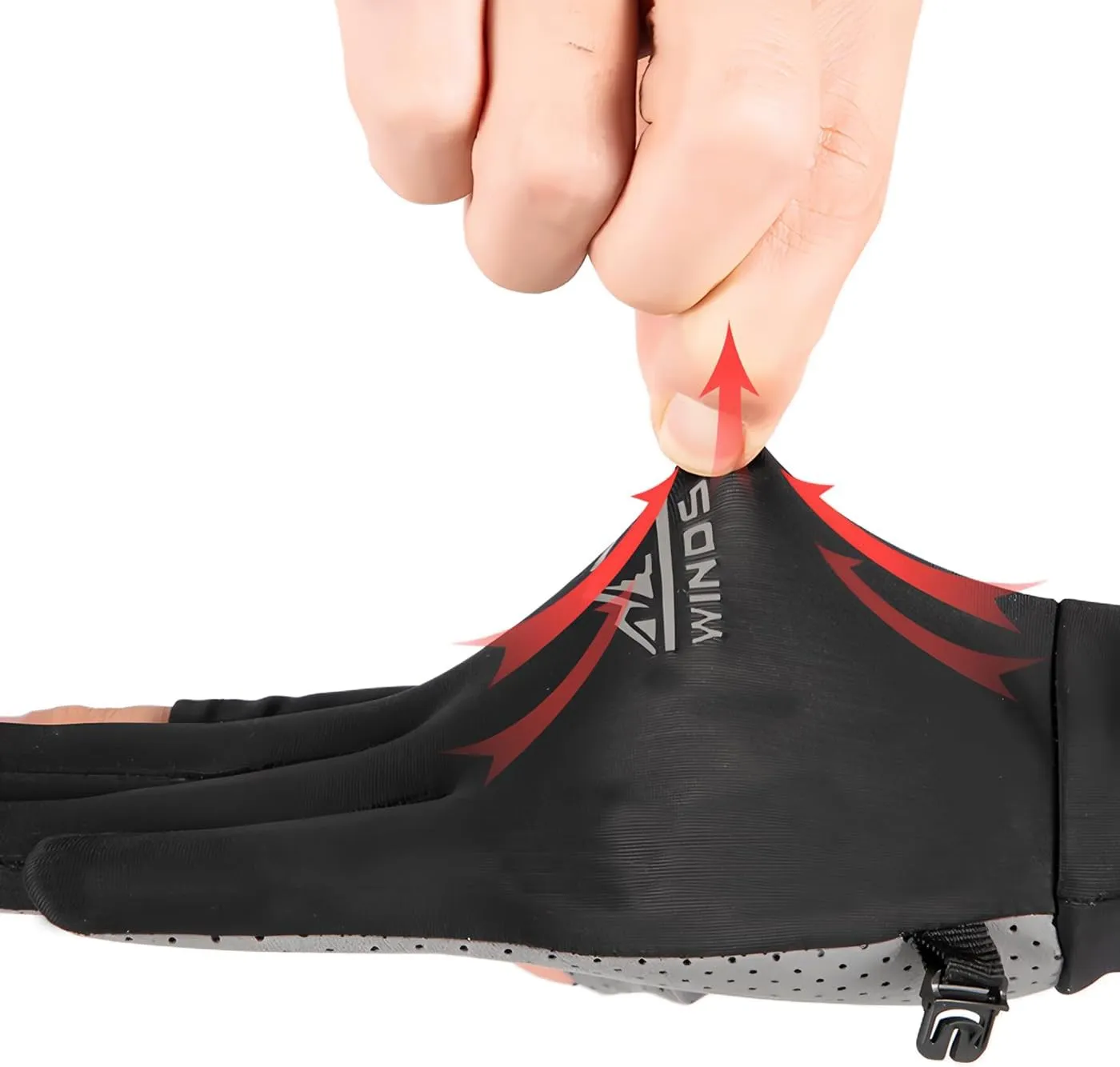 Unisex Half Finger Sun Protection Gloves Ice Silk Cooling Sports Workout Cycling Mittens Non Slip Driving Fishing Gloves for Men Women