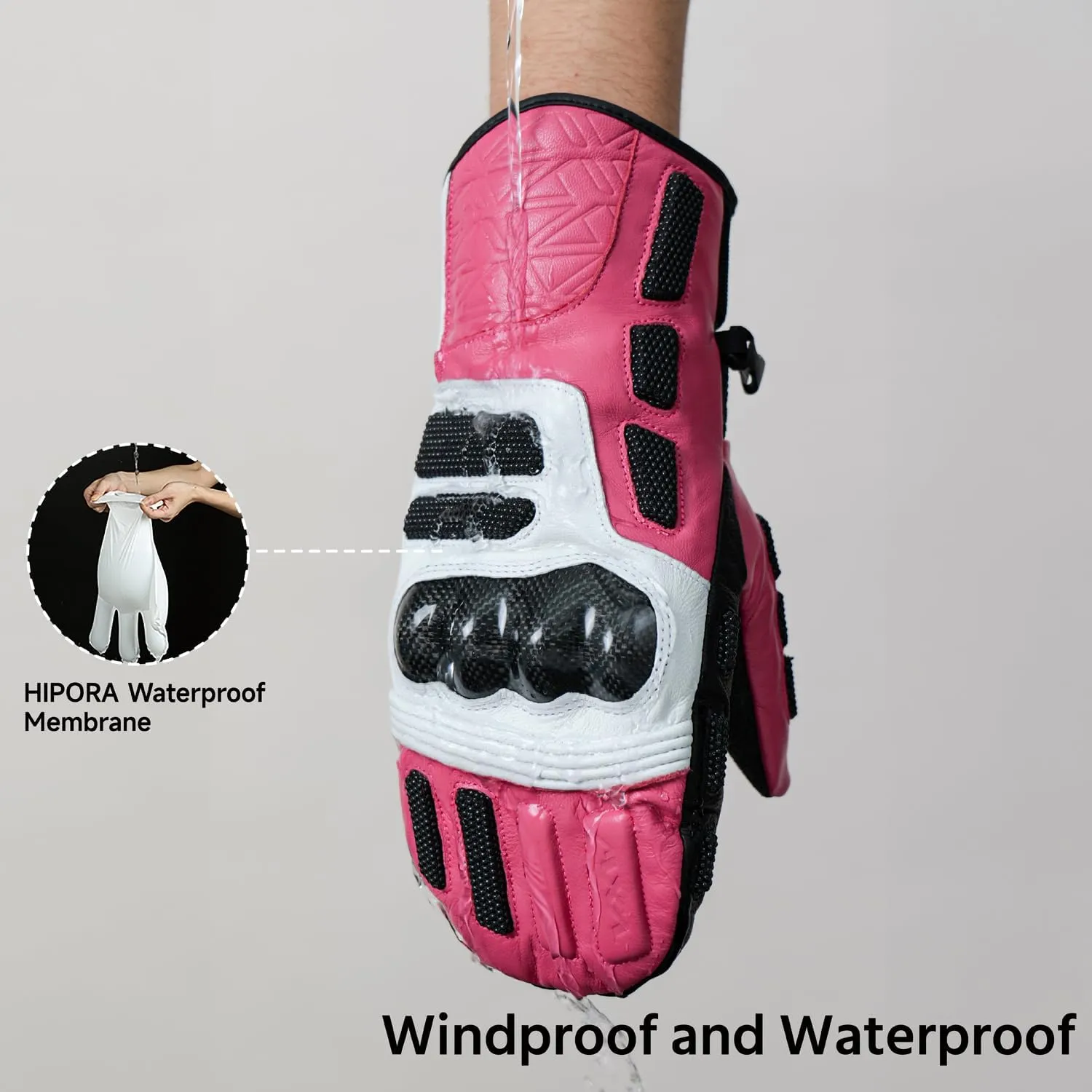 VXW Ski Gloves Snowboard Mittens Snowmobile Motorcycle Cycling Skiing Gloves Men Women Winter Warm Snow Gloves Waterproof