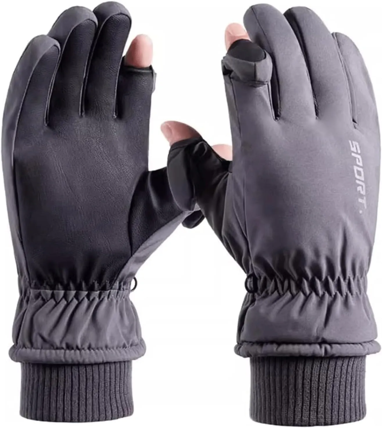 Warm Gloves Men's Warm Gloves Touch Screen Winter Gloves Thickened Outdoor Ski Gloves Winter Riding Gloves Lightweight