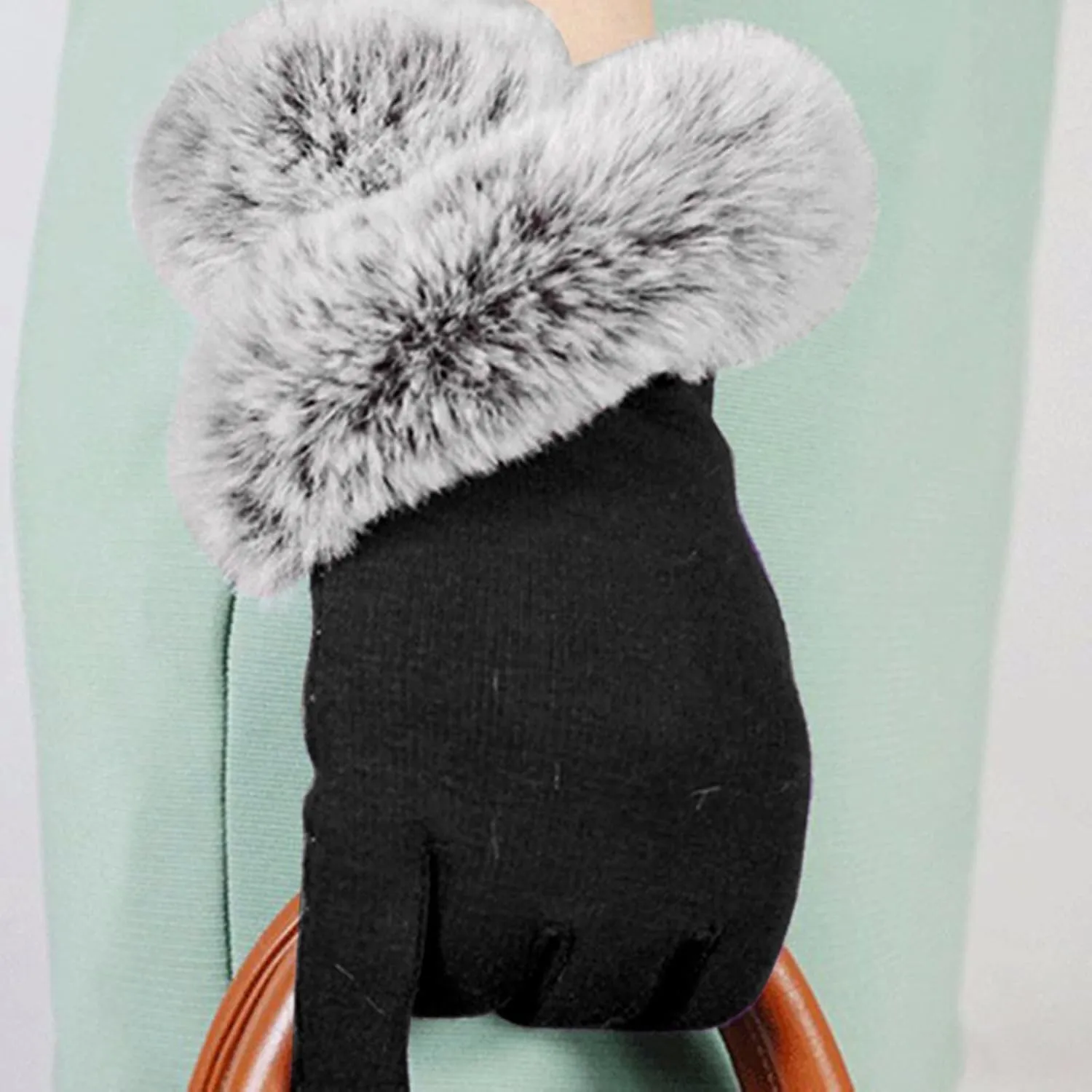 Womens Winter Gloves Women's Winter Touchscreen Gloves Winter Gloves for Women Elastic Cuff Knit Gloves for Cold Weather